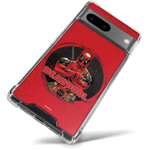 Marvel Deadpool Wade Wilson Google Pixel 8 Clear Case